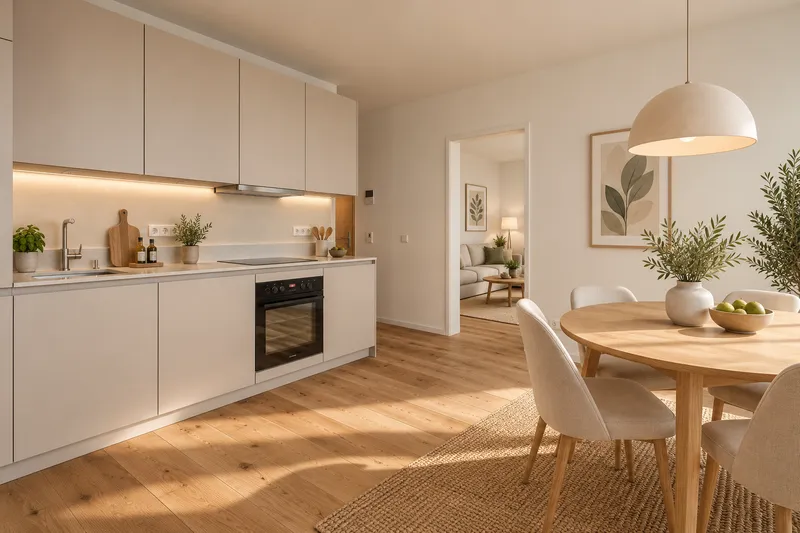Maisonette mit Balkon im Weinbergsweg – 3 Zimmer & Einbauküche — photo 1